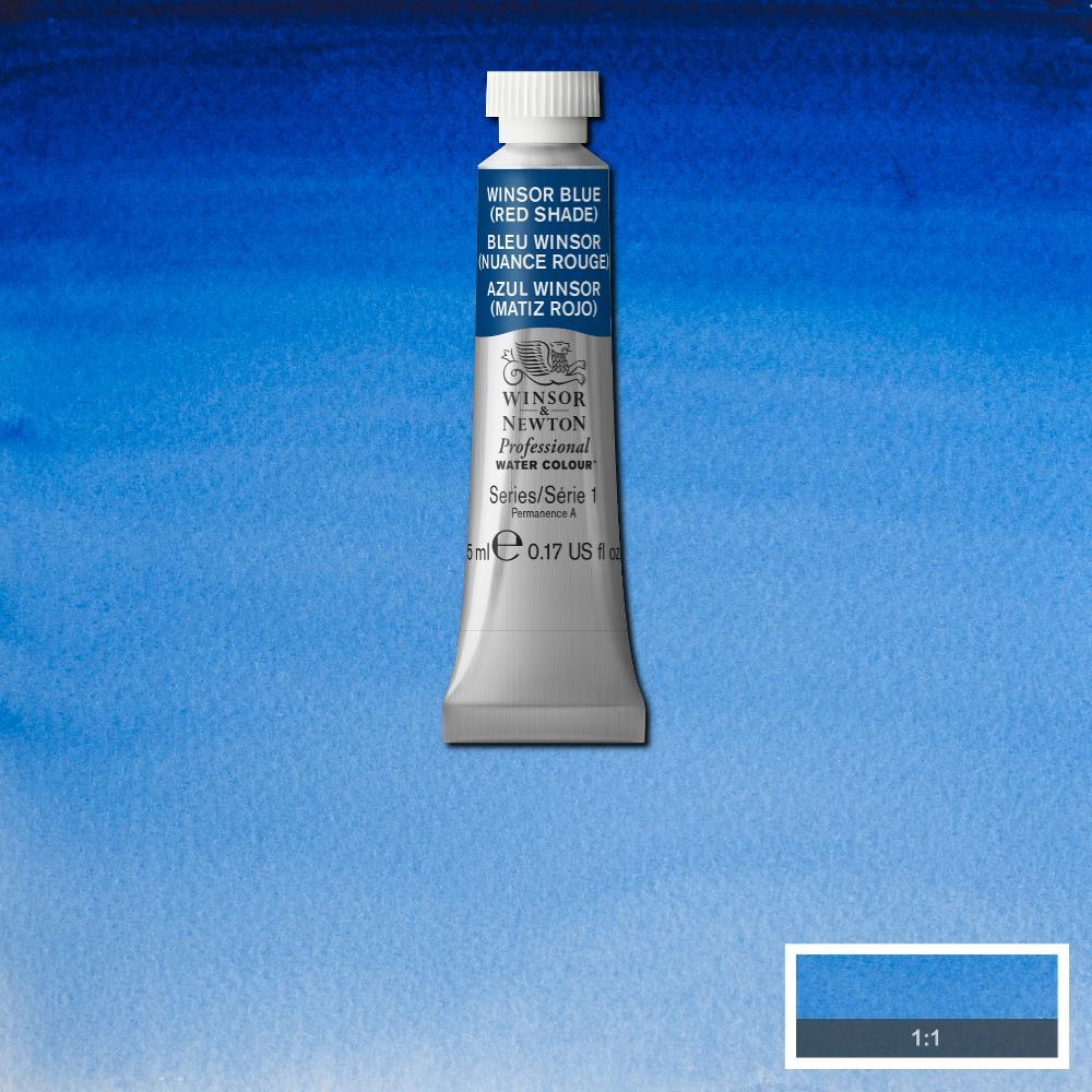 Акварельная краска Winsor&Newton Professional 5 мл № 709 Winsor Blue (Red shade)