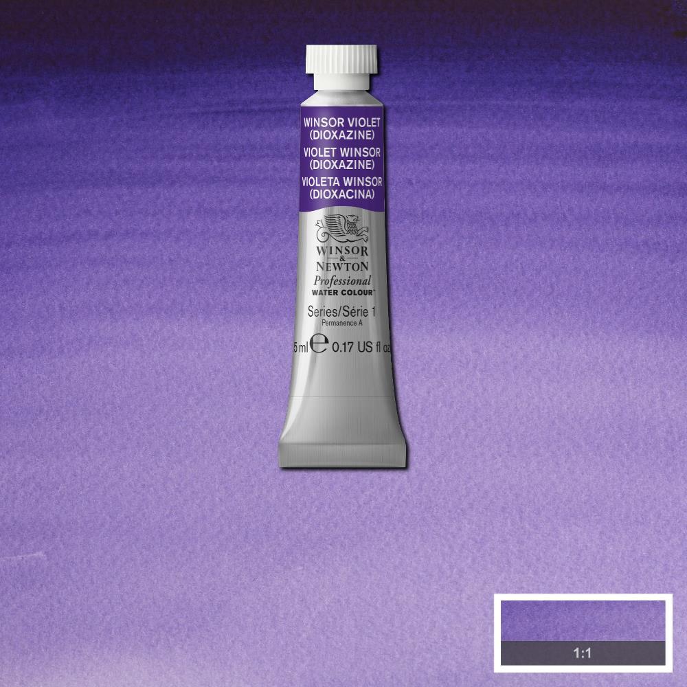 Акварельная краска Winsor&Newton Professional 5 мл № 733 Winsor Violet (Dioxazine)