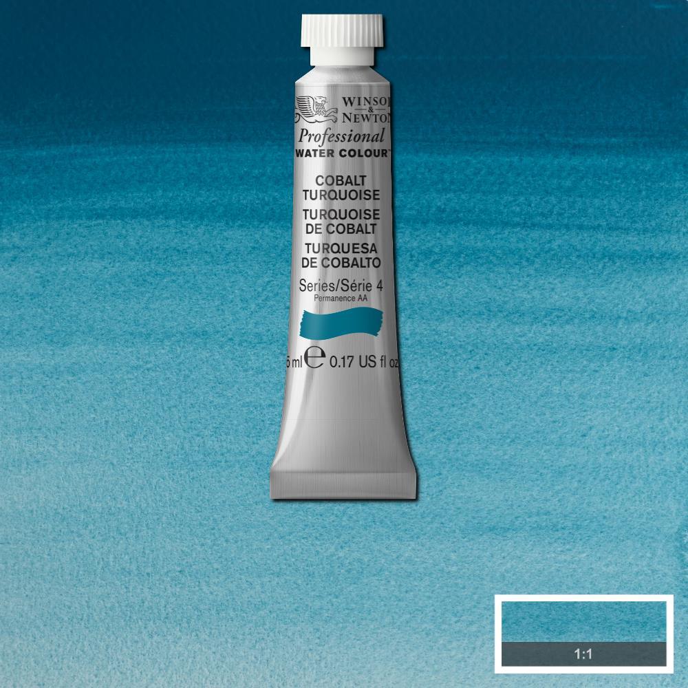 Акварельная краска Winsor&Newton Professional 5 мл № 310 Cobalt Turquoise
