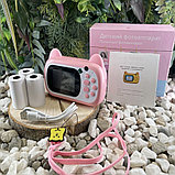 Фотоаппарат с моментальной печатью Print Camera детский (мгновенная черно-белая термопечать), фото 4