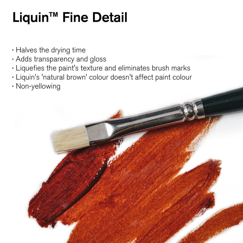 Медиум для масляной живописи Winsor&Newton Liquin Fine Detail 75 мл - фото 4 - id-p204804211