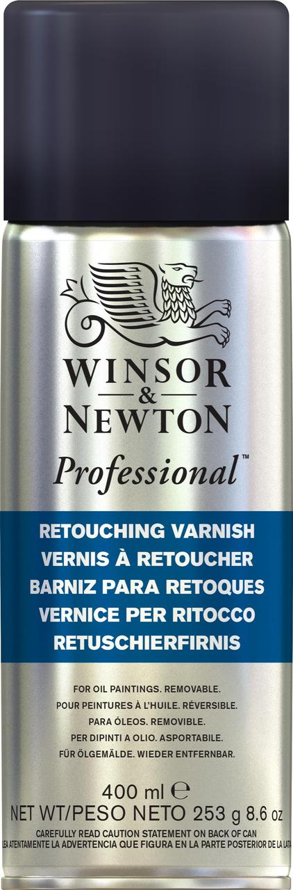 Лак ретушный для масляной живописи Winsor&Newton Retouching varnish (спрей) 400 мл - фото 1 - id-p204804228