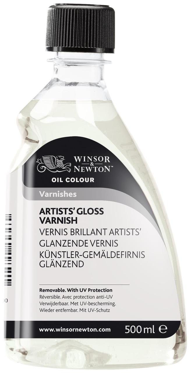 Лак покрывной для масляной живописи Winsor&Newton Gloss varnish 500 мл - фото 1 - id-p204804230