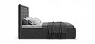Кровать BOSS CLASSIC +ПМ 160*200 велюр MONOLIT Серый, фото 3