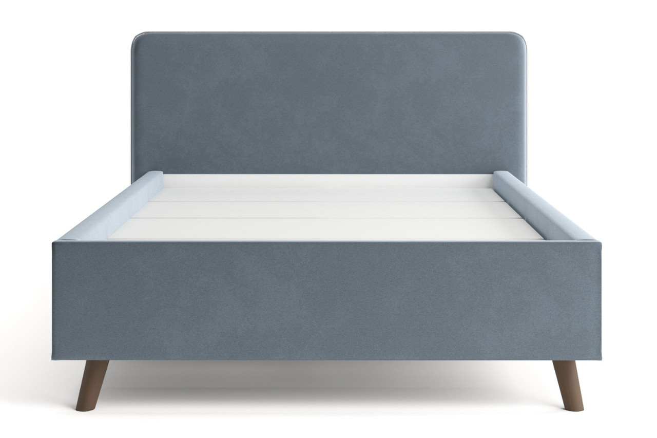 Интерьерная кровать Ванесса 1,4 м - Темно-серый (Столлайн)