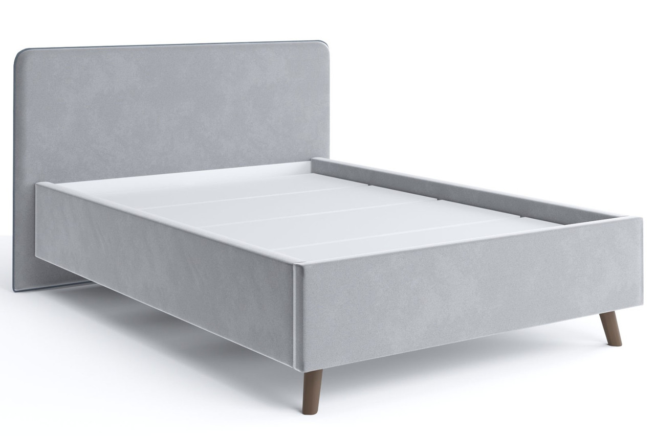 Интерьерная кровать Ванесса 1,4 м - Светло-серый (Столлайн)