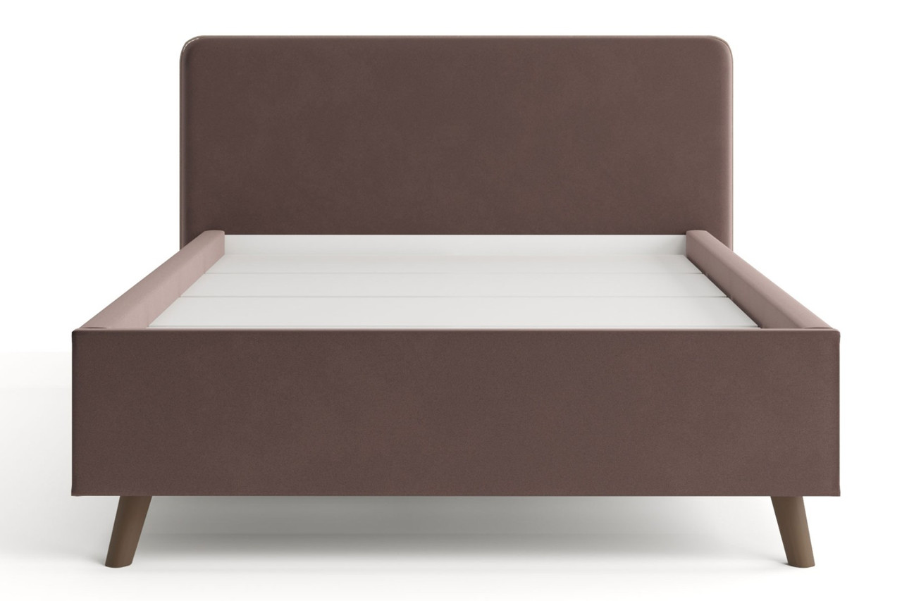 Интерьерная кровать Ванесса 1,4 м - Коричневый (Столлайн)