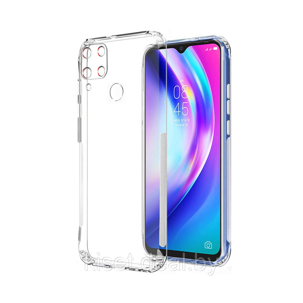 Силиконовый чехол KST SC для Realme C25 / C25S / C12 / 7i Global / Narzo 20 прозрачный - фото 1 - id-p204805508