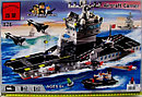 Детский конструктор брик BRICK арт. 826 военный корабль "Авианосец" военная техника аналог лего Lego, фото 2