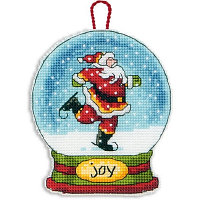 Набор для вышивания крестом "Снежный шар 2" ("Joy Snow Globe Ornament")