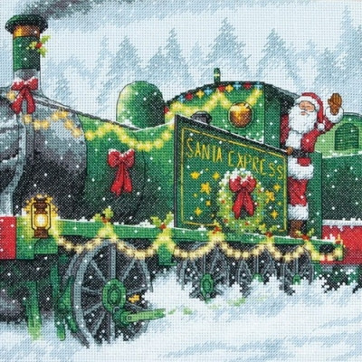 Набор для вышивания крестом "Поезд Санты"(«Santa Express») - фото 1 - id-p28109309