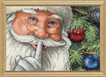 Набор для вышивания крестом "Секрет Санты"(«Santa s Secret») - фото 1 - id-p28109422