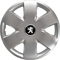 Колпаки на колеса SJS модель 308 / 15"+ комплект значков Peugeot