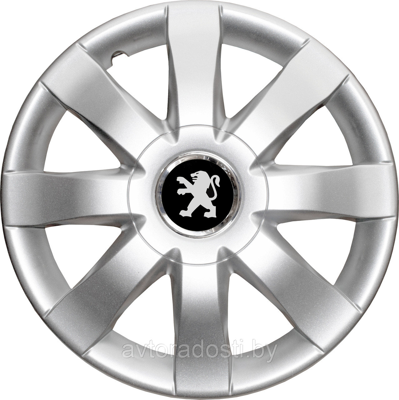 Колпаки на колеса SJS модель 323 / 15"+ комплект значков Peugeot