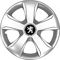 Колпаки на колеса SJS модель 331 / 15"+ комплект значков Peugeot