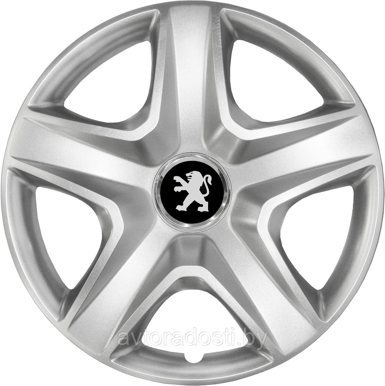 Колпаки на колеса SJS модель 340 / 15"+ комплект значков Peugeot