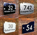 Адресная табличка на дом (оргстекло, алюминий, держатели), фото 4