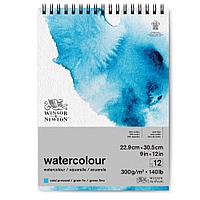 Бумага акварельная Winsor&Newton WATERCOLOUR PAD COLD 300 23X31 12 листов