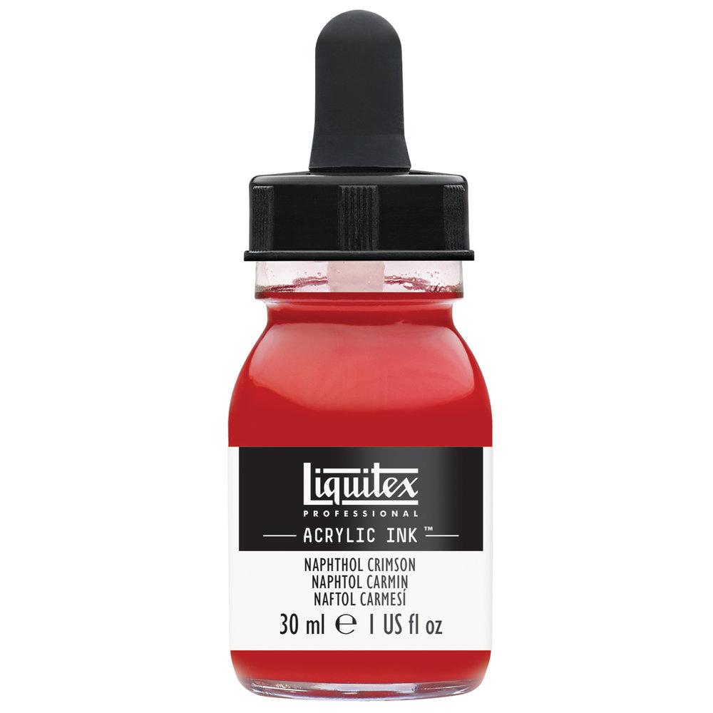 Чернила Liquitex Professional Ink 30 мл Naphtol Crimson - фото 1 - id-p205024054