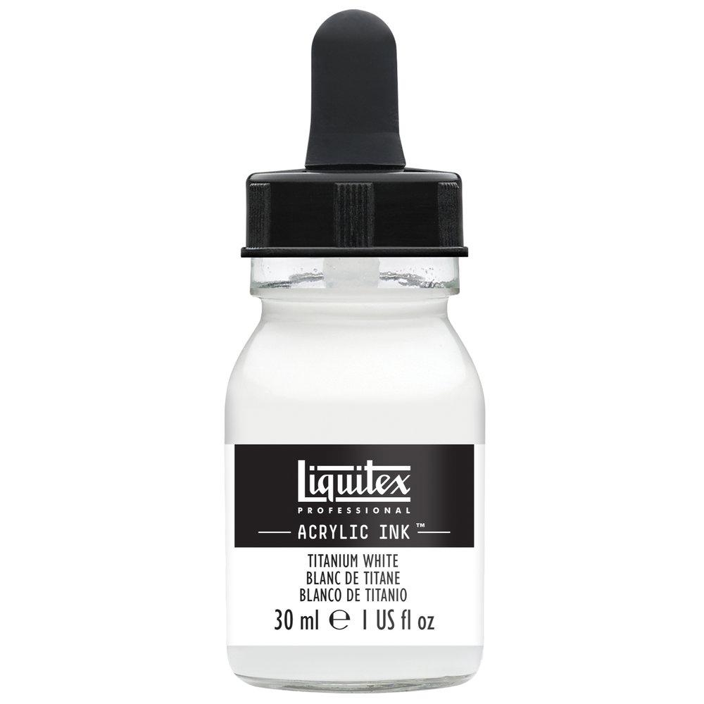 Чернила Liquitex Professional Ink 30 мл Titanium White - фото 1 - id-p205024056