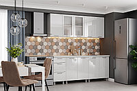 Кухонный гарнитур Модерн МДФ белый 2,0 м со столешницей SV-мебель
