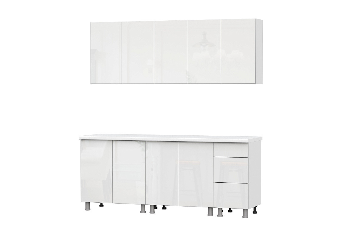 Кухонный гарнитур Модерн New 2,0 м со столешницей SV-мебель - фото 2 - id-p205025373