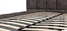 Кровать BOSS.XO 180*200 велюр Alkantara серый, фото 3