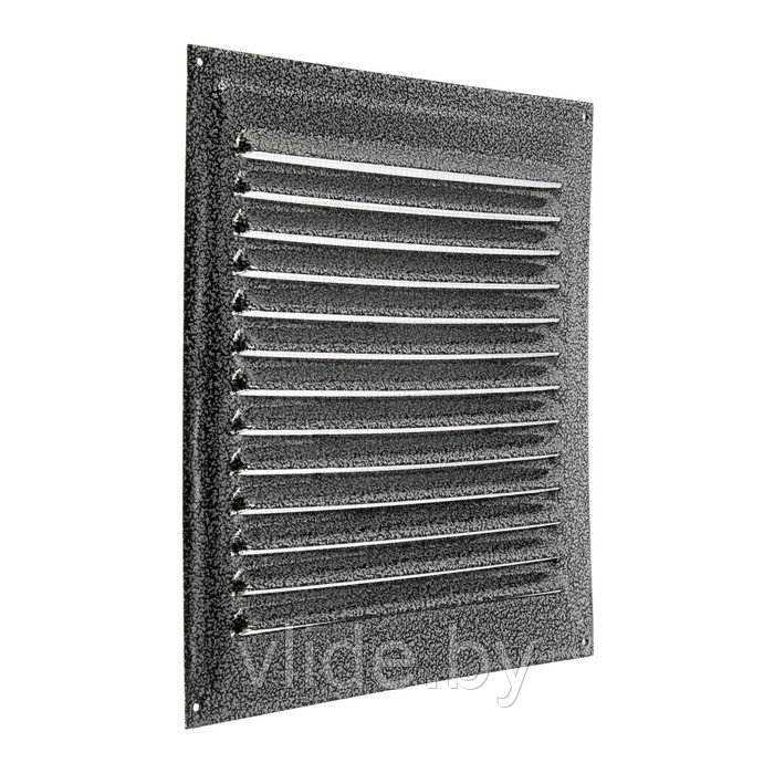 Решетка вентиляционная ZEIN Люкс РМ3030СР, 300 х 300 мм, с сеткой, металлическая, серебряная - фото 5 - id-p205025631