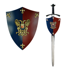 Щит геральдический малый ДВУГЛАВЫЙ ОРЕЛ