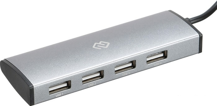 USB-хаб Digma HUB-4U2.0-UC - фото 1 - id-p205035429