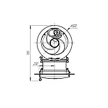 Печь банная «Атмосфера L» с комбинированная сетка-ламель «Окаменевшее дерево», фото 6