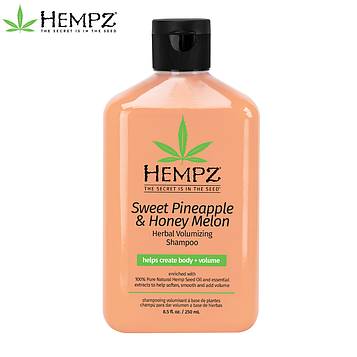 Шампунь для объема Ананас и Медовая дыня Hempz Sweet Pineapple & Honey Melon Herbal Volumizing Shampoo