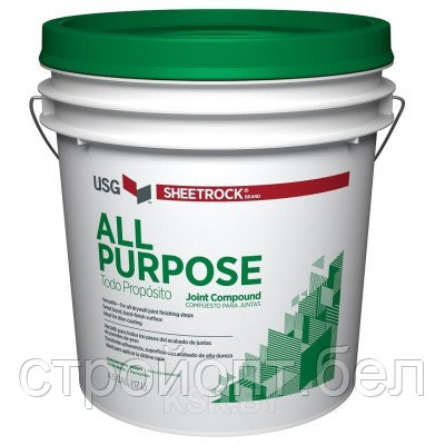 Полимерная шпатлёвка SHEETROCK All Purpose, 30 кг, США