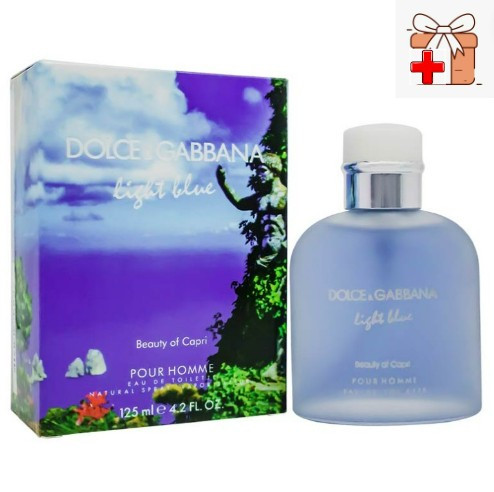 D&G Dolce&Gabbana Light Blue Beauty Of Capri Pour Homme / 125 ml (ДГ Лайт Блю Капри)