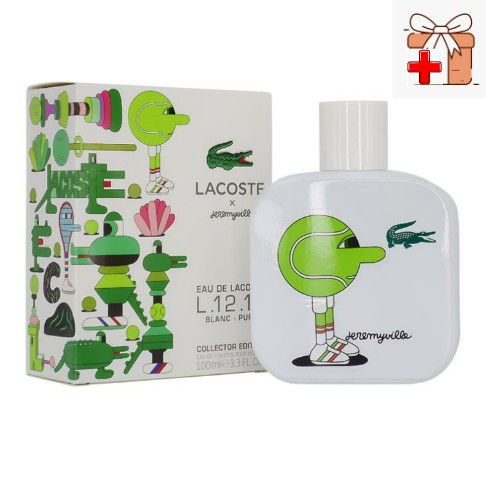 Lacoste L.12.12 Blanc Pure Collector Edition Pour Homme x Jeremyville / 100 ml - фото 1 - id-p205044894