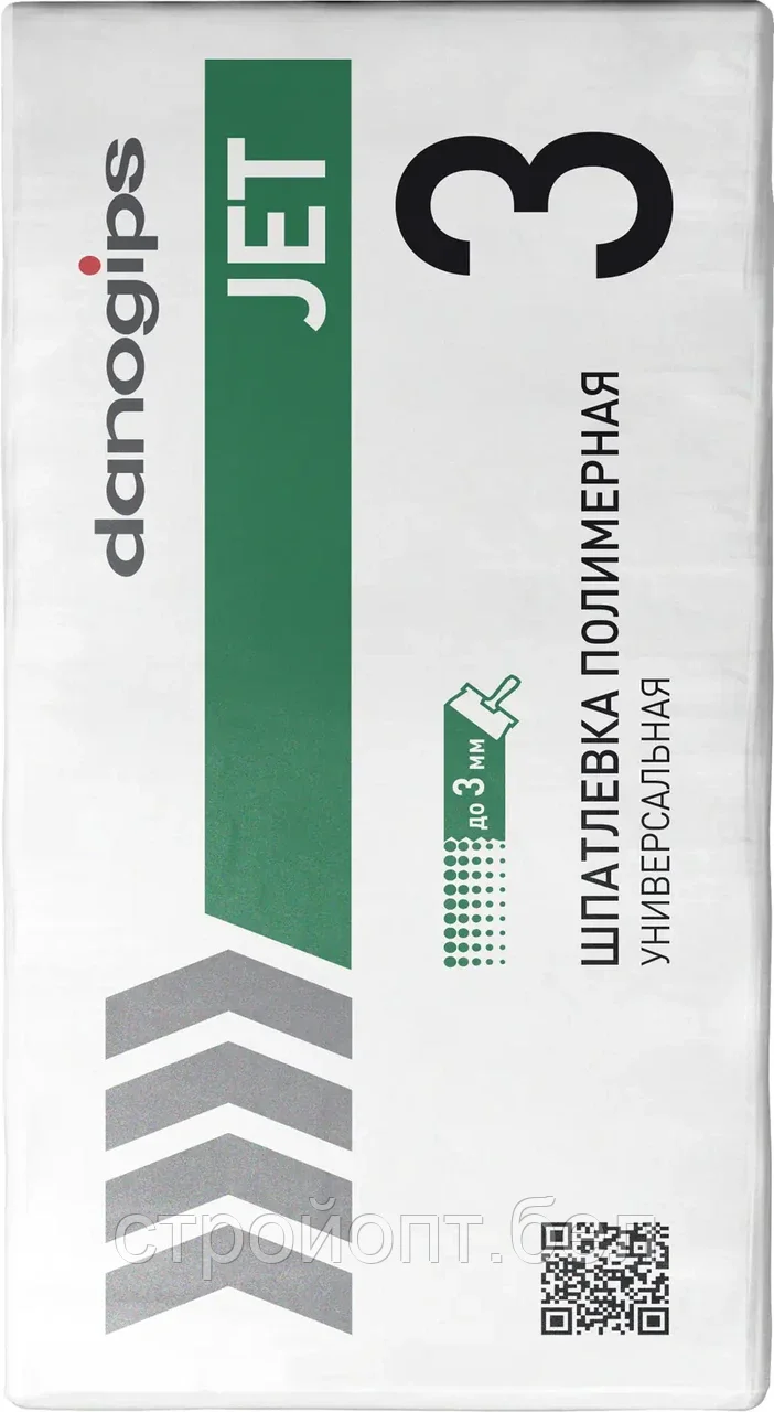 Универсальная полимерная шпатлевка DANOGIPS DANO JET 3, 20 кг, РФ - фото 1 - id-p205044895