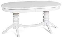 Стол обеденный "Зевс" раздвижной Мебель-Класс Белый