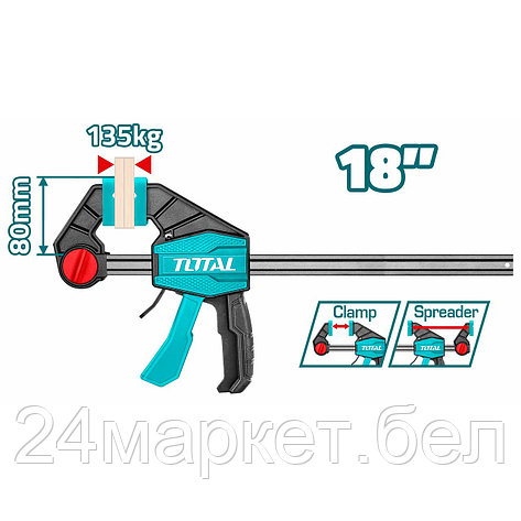Струбцина Total THT1346801, фото 2
