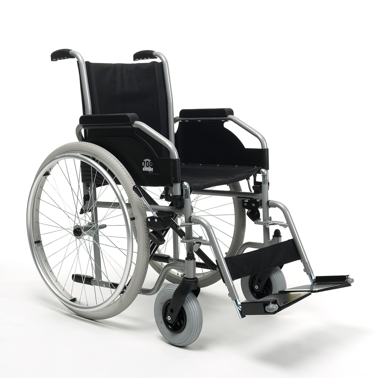 Инвалидная коляска для взрослых 708D Vermeiren (Сидение 42 см., литые колеса) - фото 1 - id-p205045537