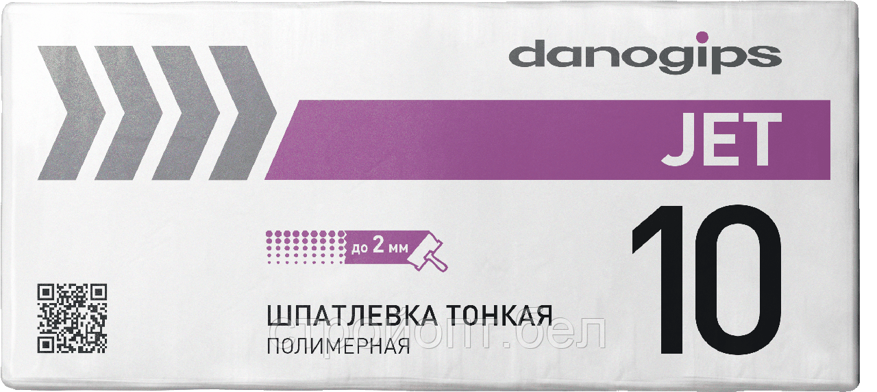 Суперфинишная полимерная шпатлевка DANOGIPS DANO JET 10, 20 кг, РФ - фото 2 - id-p205044943