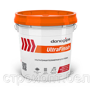 Суперфинишная полимерная шпатлевка DANOGIPS UltraFinish, 28 кг, РФ, фото 2