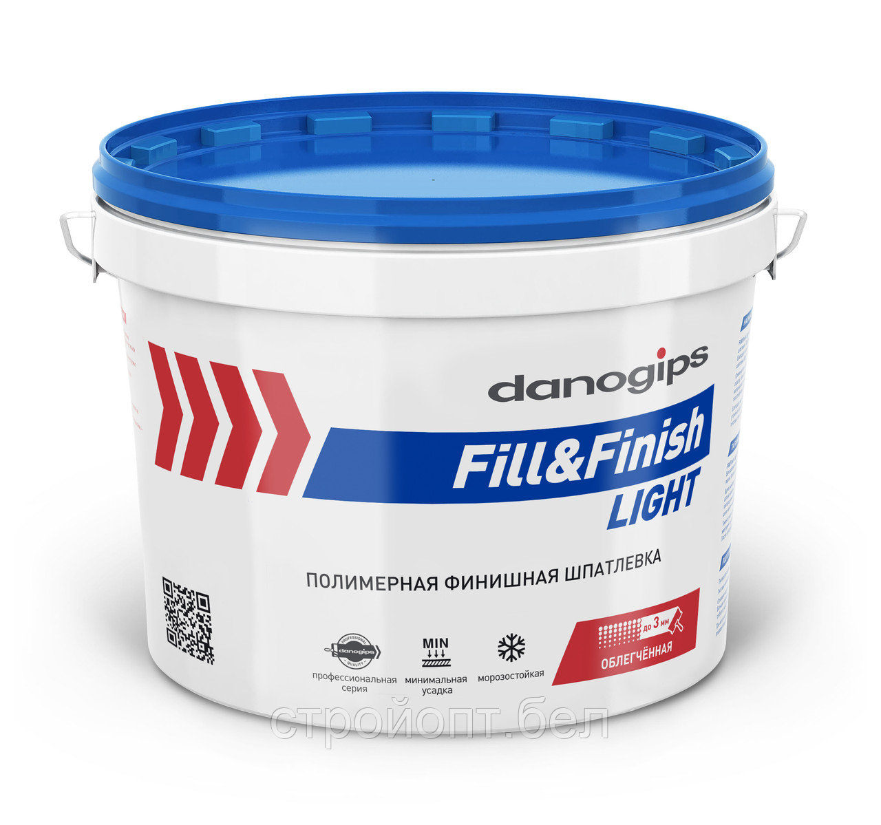 Финишная полимерная шпатлевка DANOGIPS Fill&Finish Light, 12,3 кг, РФ - фото 1 - id-p205046032