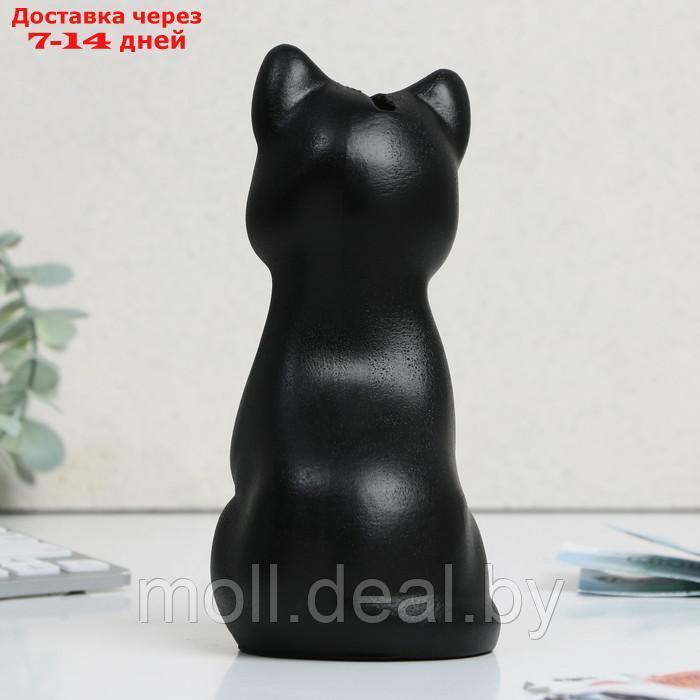 Копилка гипсовая "Кошка", черная, 18 х 8 см - фото 5 - id-p205033274