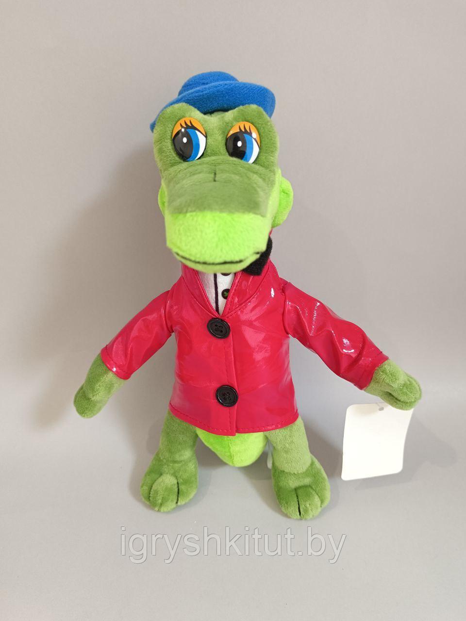 Мягкая музыкальная игрушка Крокодил Гена, 35 см - фото 4 - id-p205046435