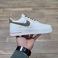 Кроссовки Nike Wmns Air Force 1 Low Beige Brown, фото 2