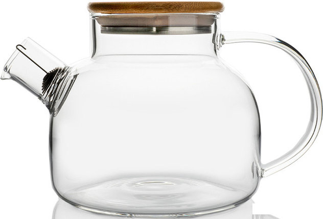 Заварочный чайник Italco Glass TeaPot 1000 мл, фото 2