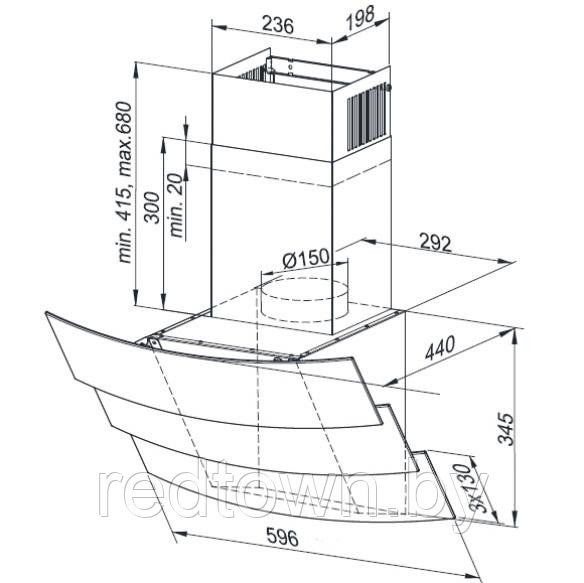 Вытяжка Exiteq ЕХ - 5226 - фото 2 - id-p28161848