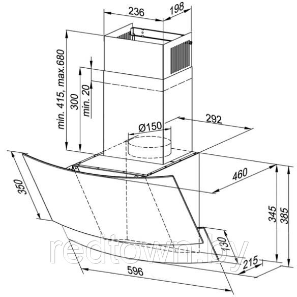 Вытяжка Exiteq ЕХ - 5426 - фото 2 - id-p28163533