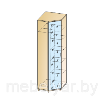 Шкаф Лером Грейс ШК-5014-ГТ-БГ