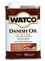 Датское оригинальное тонирующее масло Watco Danish Oil, цвет Золотой дуб (0,946л)